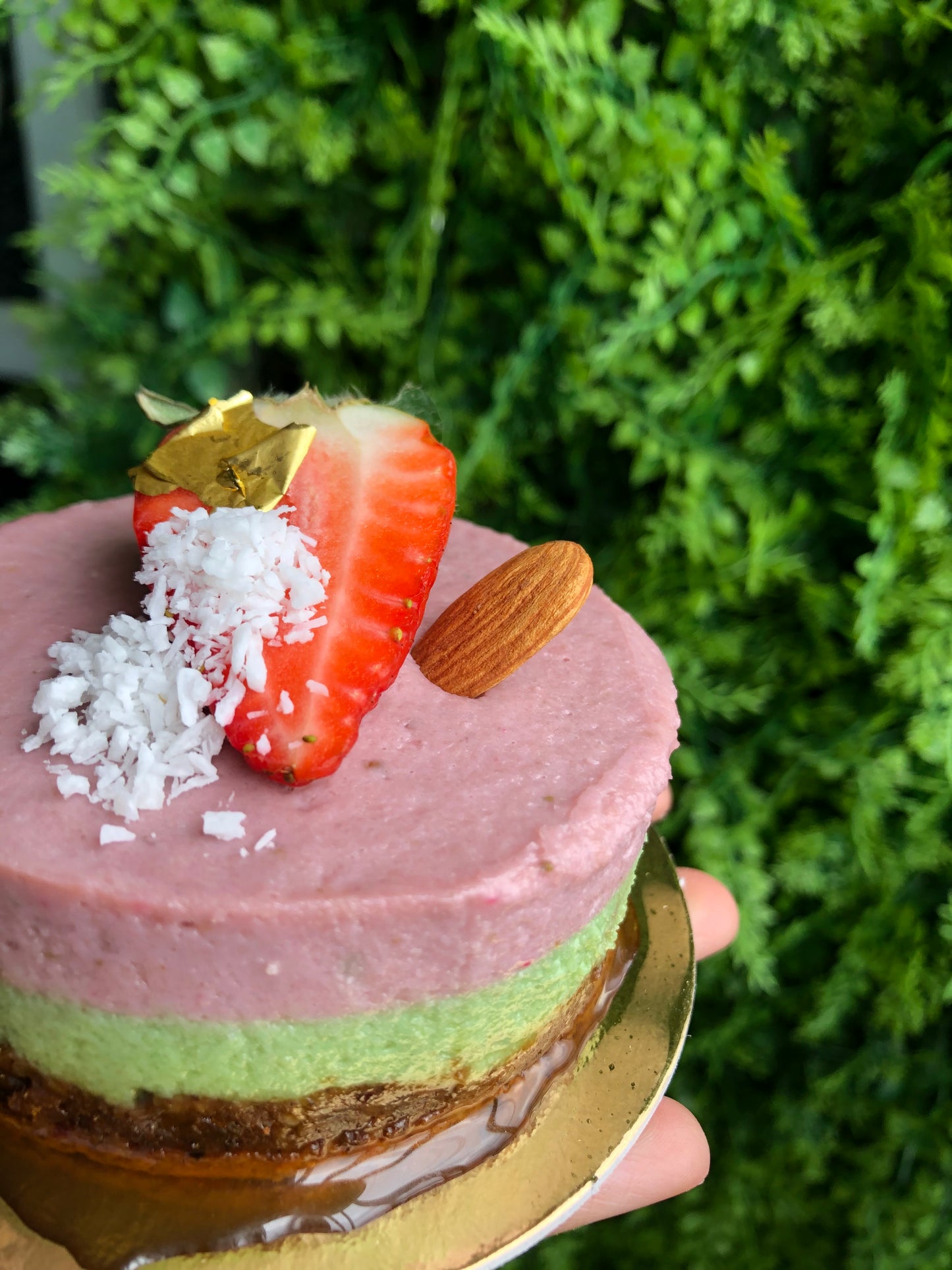 Vegan GF SF cheesecake