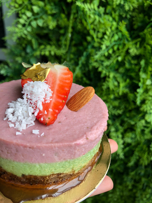 Vegan GF SF cheesecake
