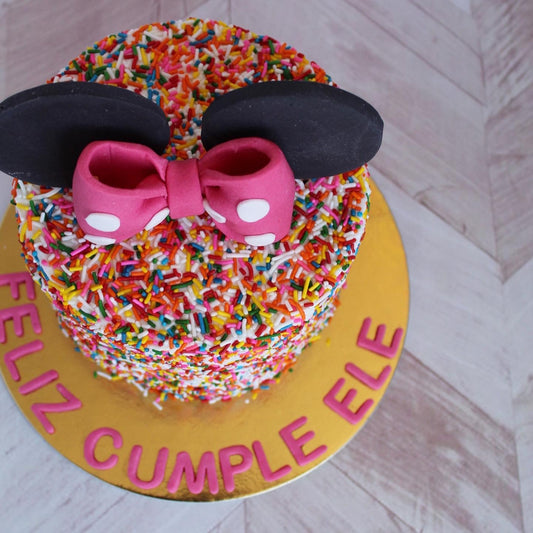 Minnie Sprinkles Cake 6-8 porciones